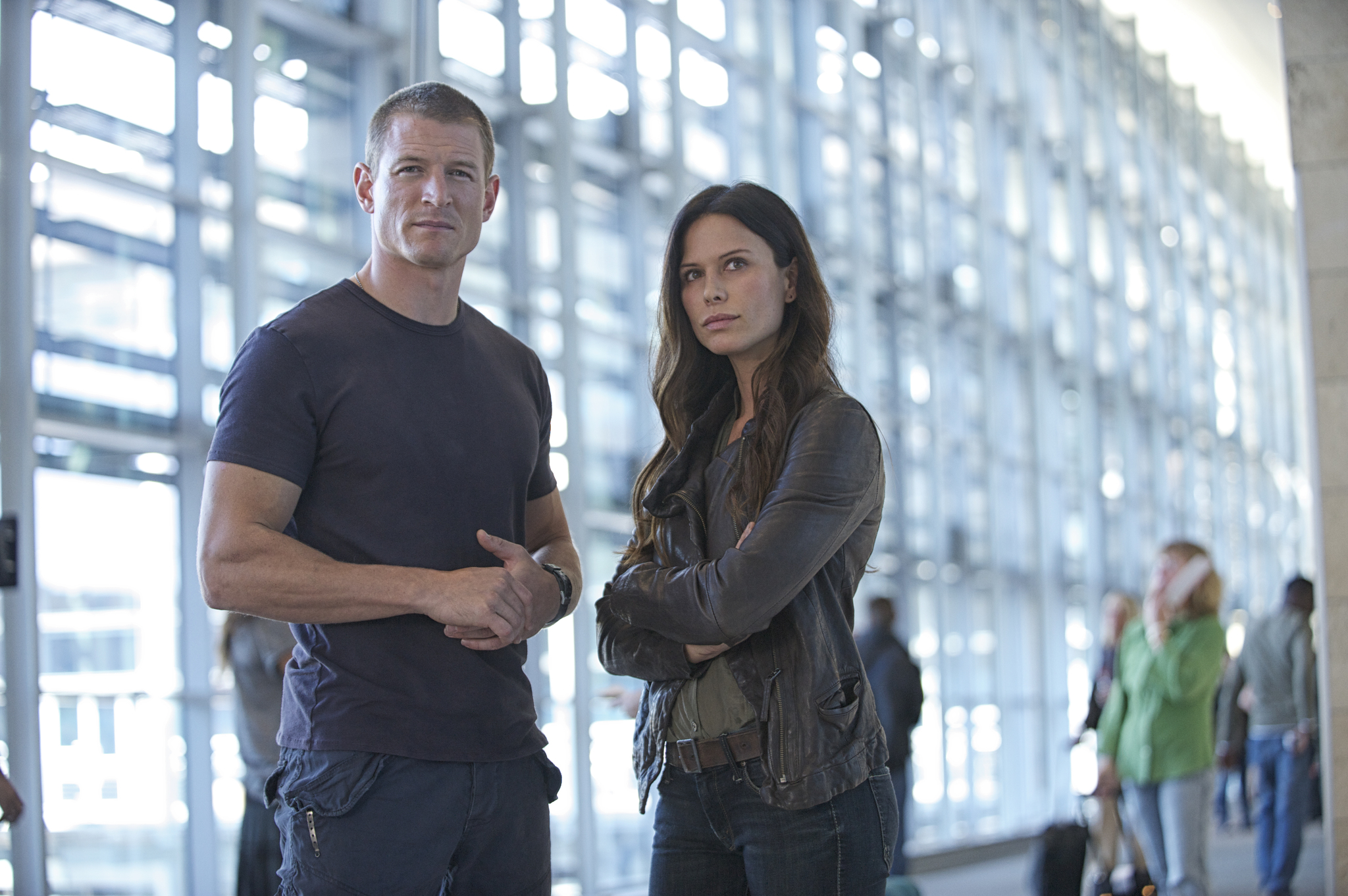 Still of Rhona Mitra and Philip Winchester in Strike Back (2010)