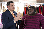 Still of Isaac Mizrahi and Gabourey Sidibe in The Big C (2010)