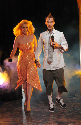 Travis Barker and Shanna Moakler at event of Total Request Live (1999)