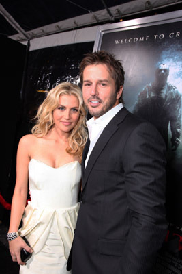 Michael Modano and Willa Ford at event of Penktadienis, 13-oji (2009)