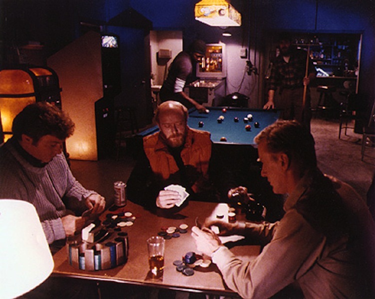 Still of T.K. Carter, Charles Hallahan, Peter Maloney, Richard Masur and Donald Moffat in The Thing (1982)