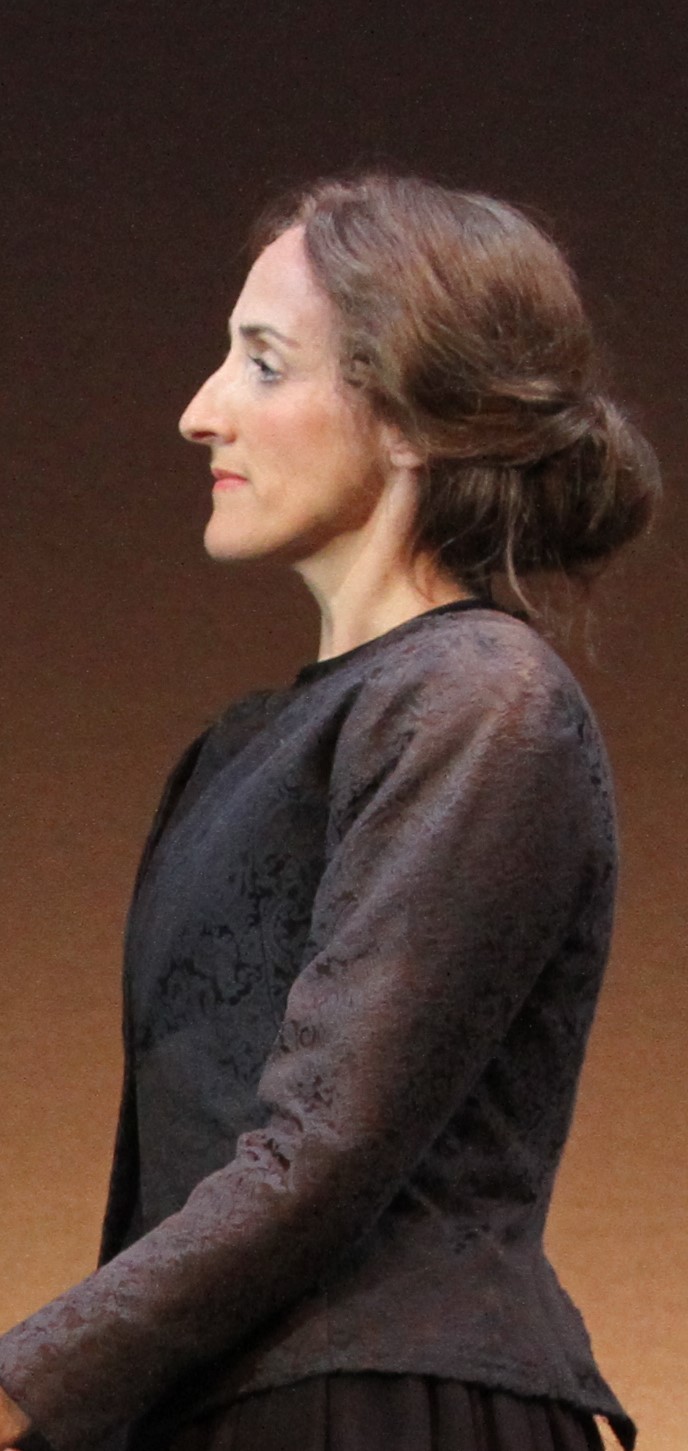 Aedin Moloney as George Eliot in The world premiere production of A Most Dangerous Woman by Cathy Tempelsman at The Shakespeare Theatre of New Jersey, 2013.