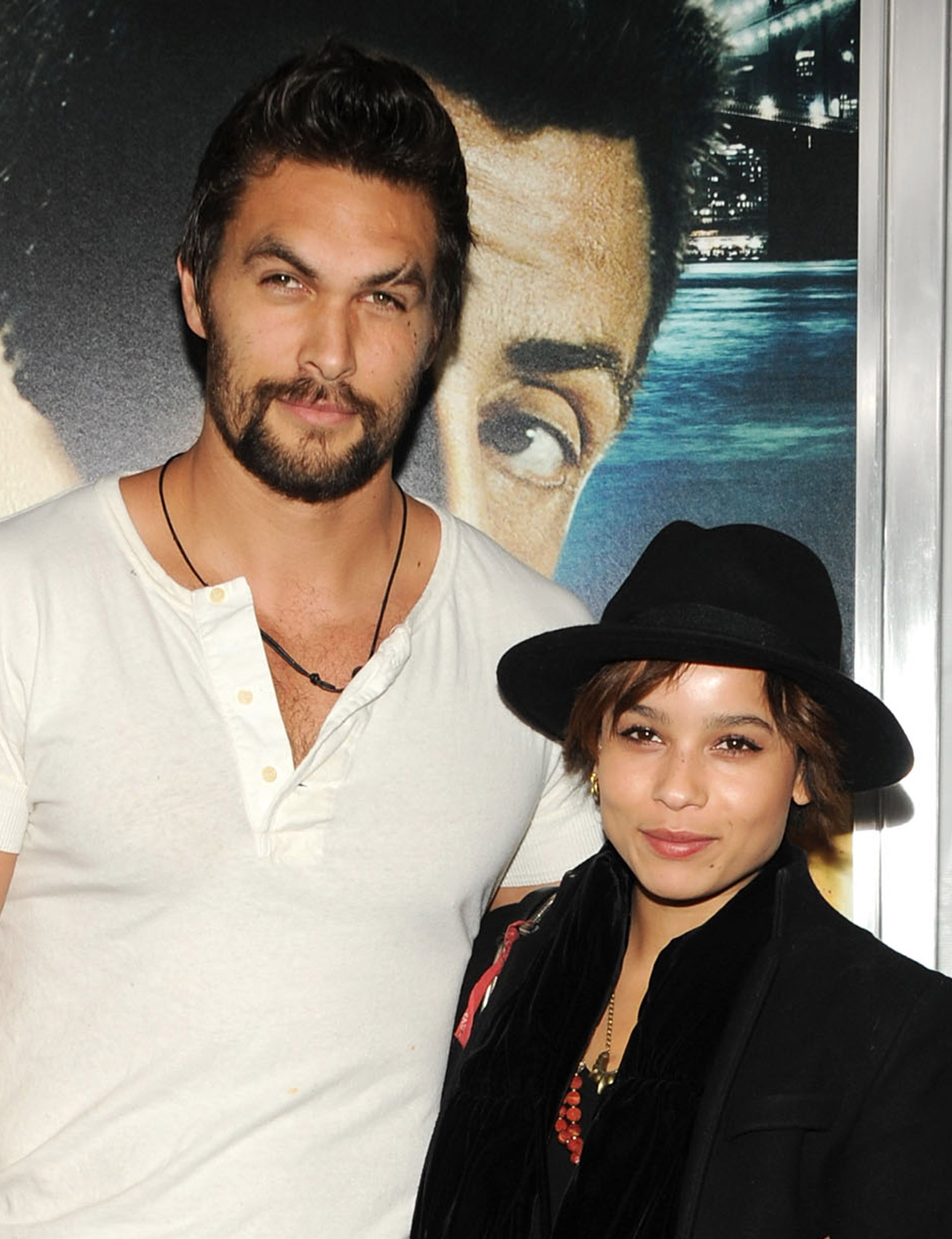 Jason Momoa and Zoë Kravitz at event of Bullet to the Head (2012)