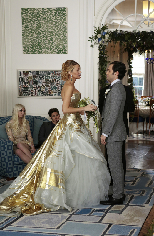 Still of Penn Badgley, Blake Lively, Taylor Momsen and Connor Paolo in Liezuvautoja: New York, I Love You XOXO (2012)