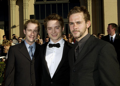 Elijah Wood, Billy Boyd and Dominic Monaghan