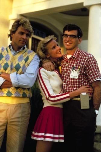 Still of Robert Carradine, Ted McGinley and Julia Montgomery in Revenge of the Nerds (1984)