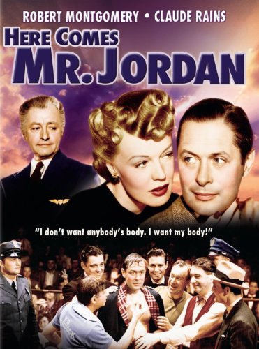 Claude Rains, Rita Johnson and Robert Montgomery in Here Comes Mr. Jordan (1941)