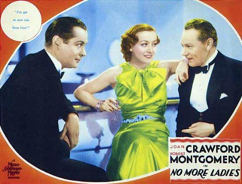 Joan Crawford, Robert Montgomery and Charles Ruggles in No More Ladies (1935)