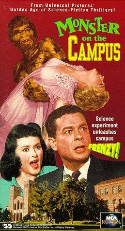 Arthur Franz and Joanna Moore in Monster on the Campus (1958)