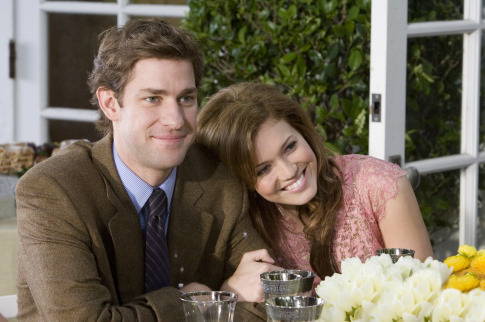 Still of Mandy Moore and John Krasinski in License to Wed (2007)