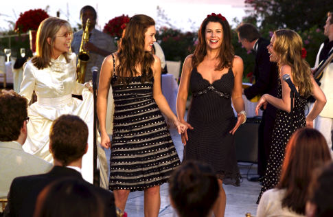 Still of Diane Keaton, Lauren Graham and Mandy Moore in Because I Said So (2007)