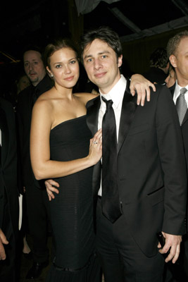 Zach Braff and Mandy Moore