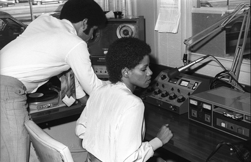 Melba Moore and Ted Terry KJLH Radio Station in Los Angeles