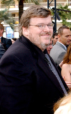 Michael Moore at event of Fahrenheit 9/11 (2004)