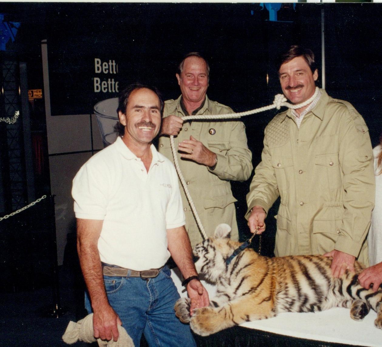 Terry Moore with the Amazing Jim Fowler from Wild Kingdom