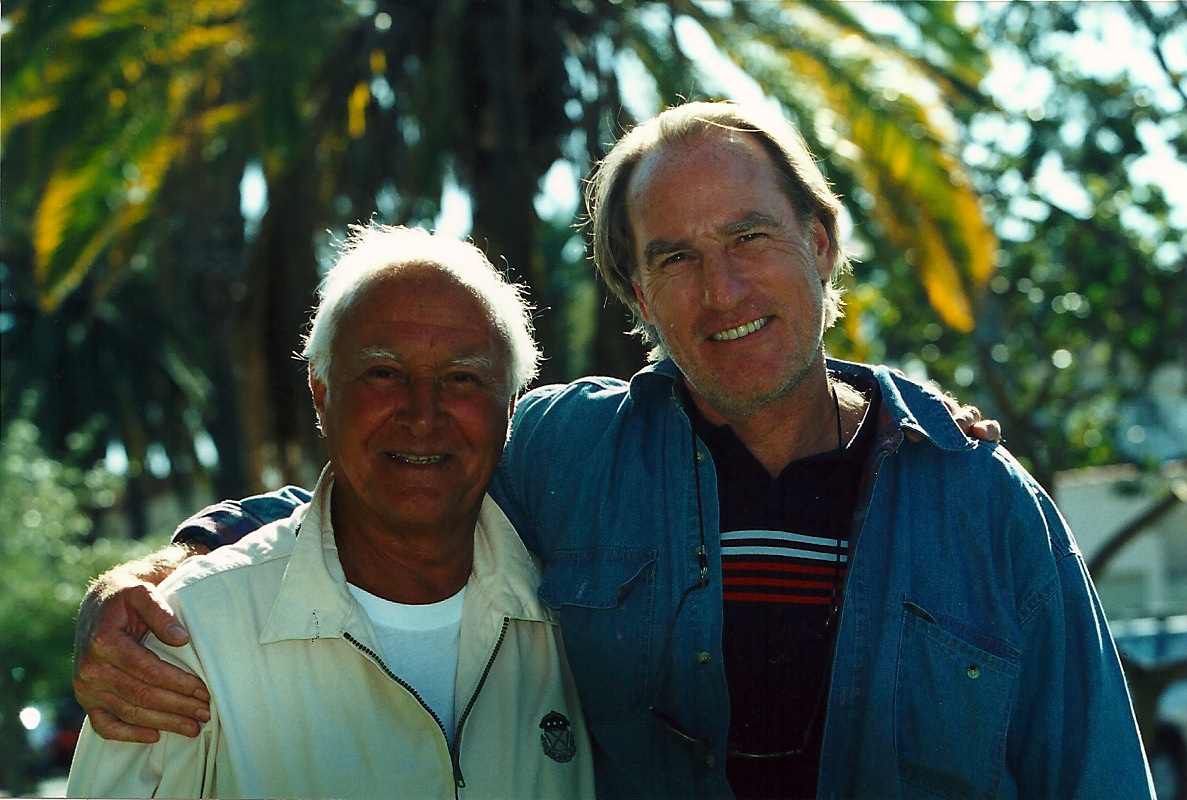 Robert Loggia and Craig T. Nelson on the set of All Over Again