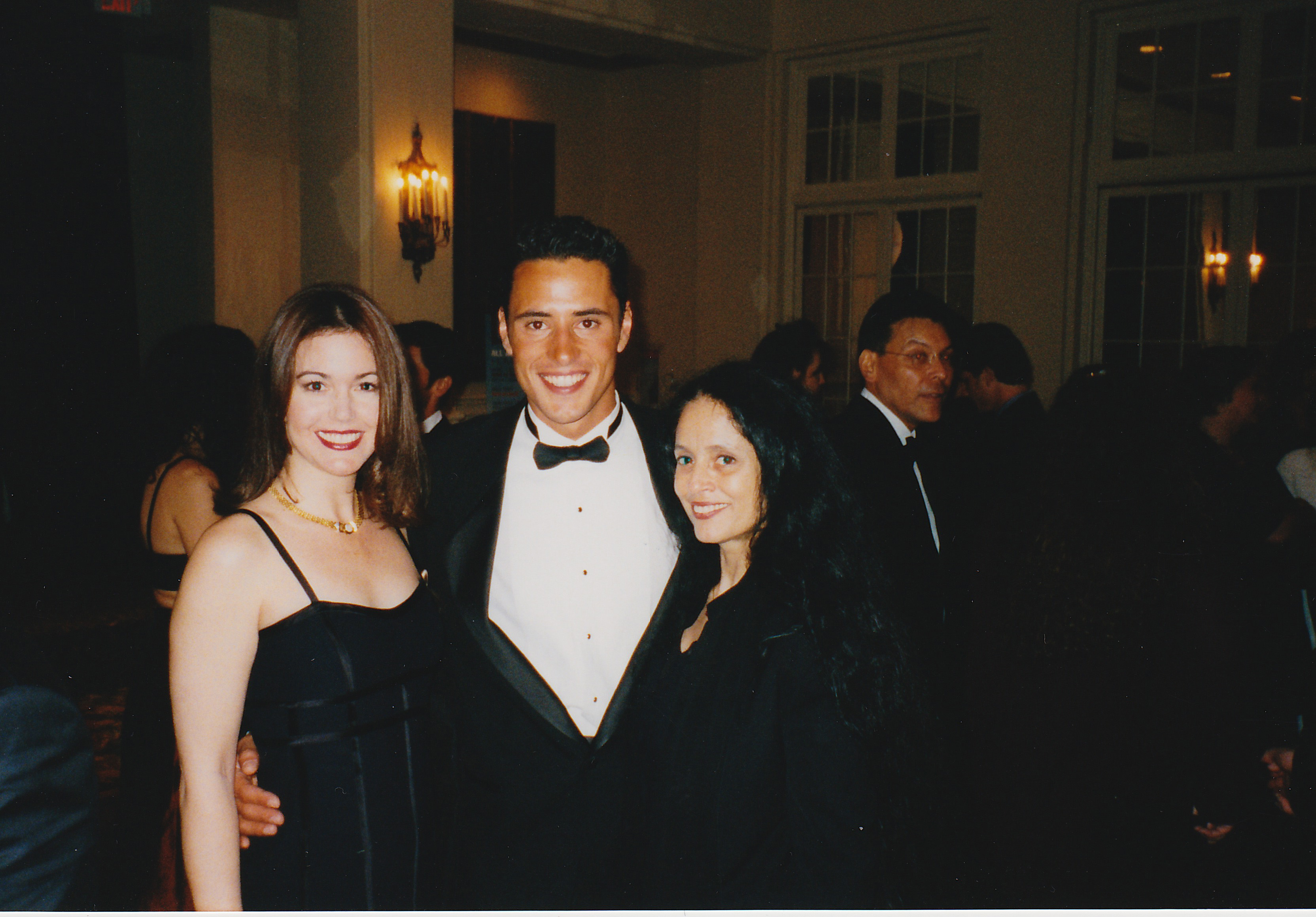 Carmen More with Richard Lima and Sonia Braga at the National Hispanic Foundation of the Arts Gala in DC.