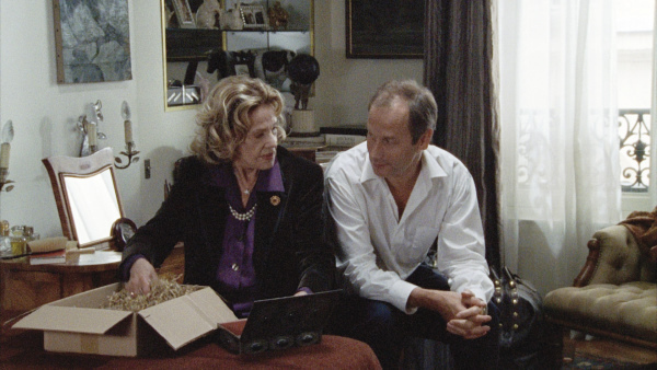 Still of Hippolyte Girardot and Jeanne Moreau in Plus tard (2008)