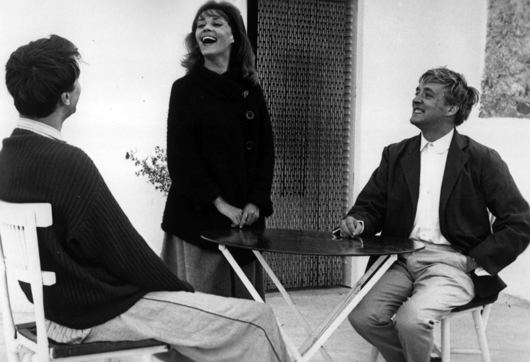 Still of Jeanne Moreau and Oskar Werner in Jules et Jim (1962)