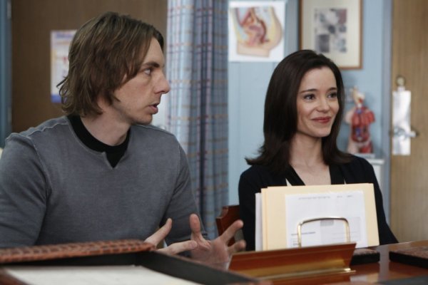 Still of Marguerite Moreau and Dax Shepard in Parenthood (2010)