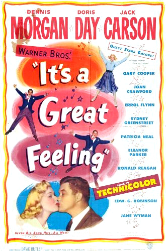 Doris Day and Dennis Morgan in It's a Great Feeling (1949)