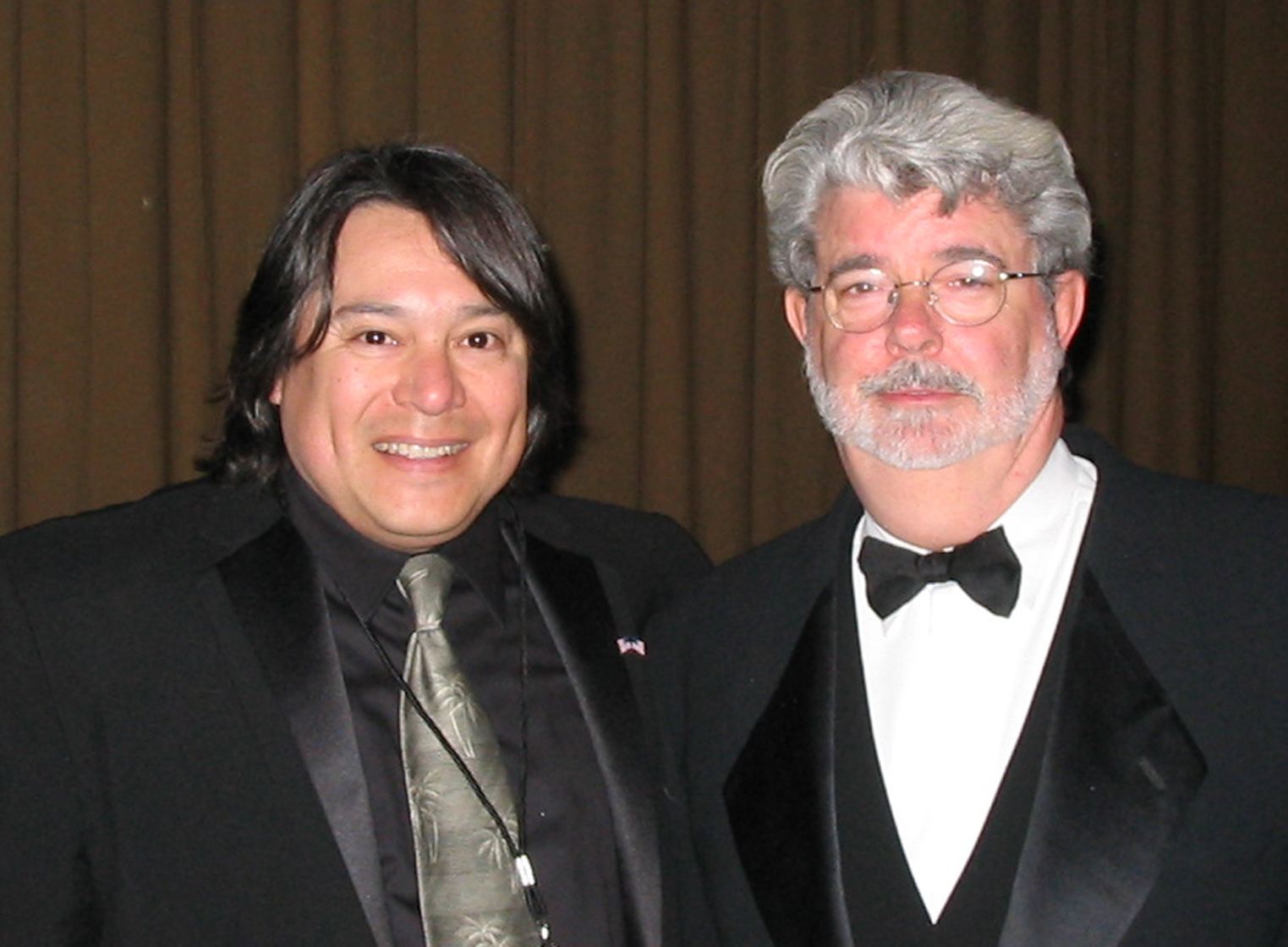 Glenn T. Morgan and George Lucas. 2005 MPSE Golden Reel Awards.