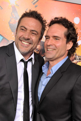 Jason Patric and Jeffrey Dean Morgan at event of The Losers (2010)