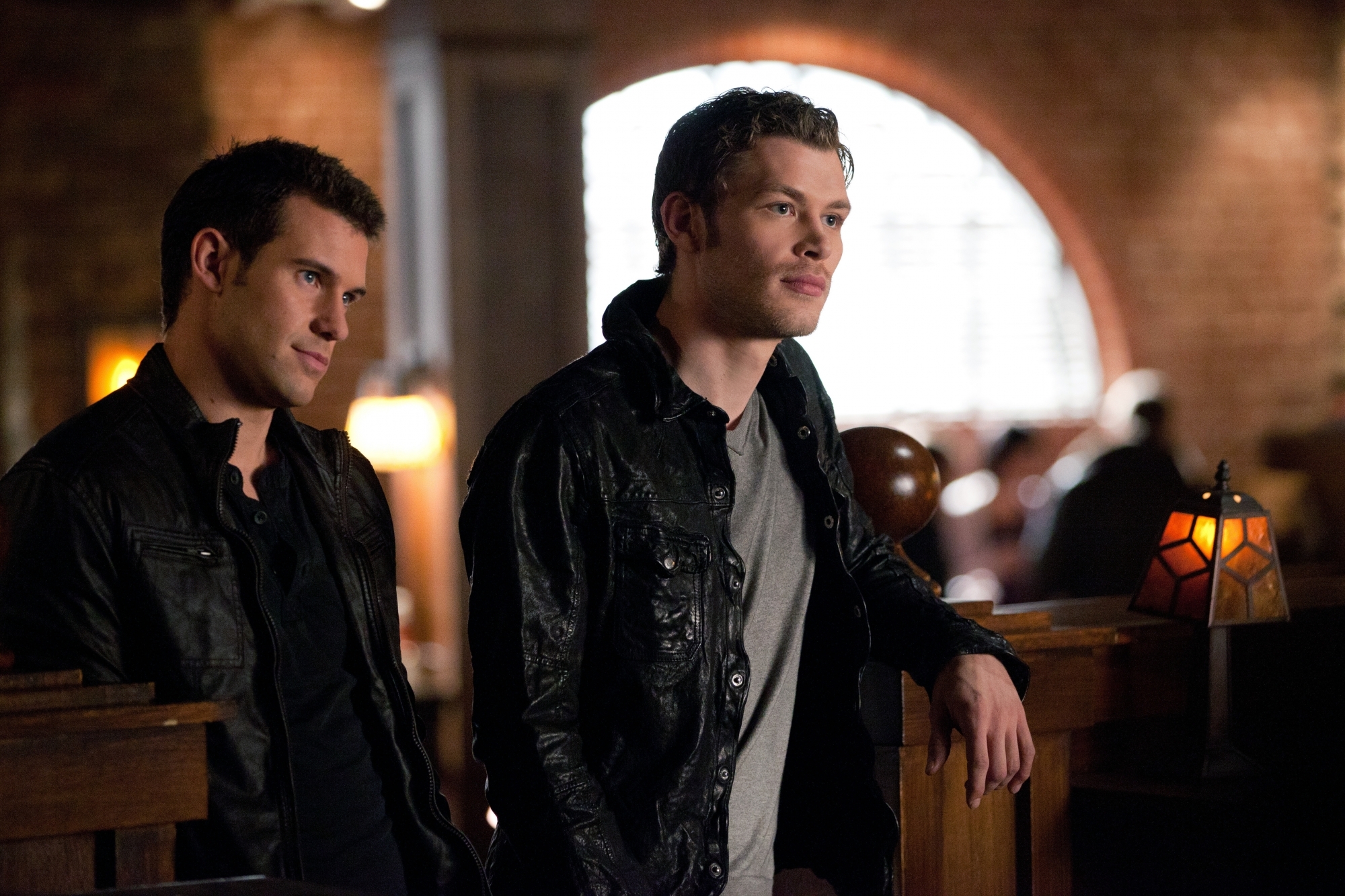 Still of Joseph Morgan and Zane Stephens in Vampyro dienorasciai (2009)