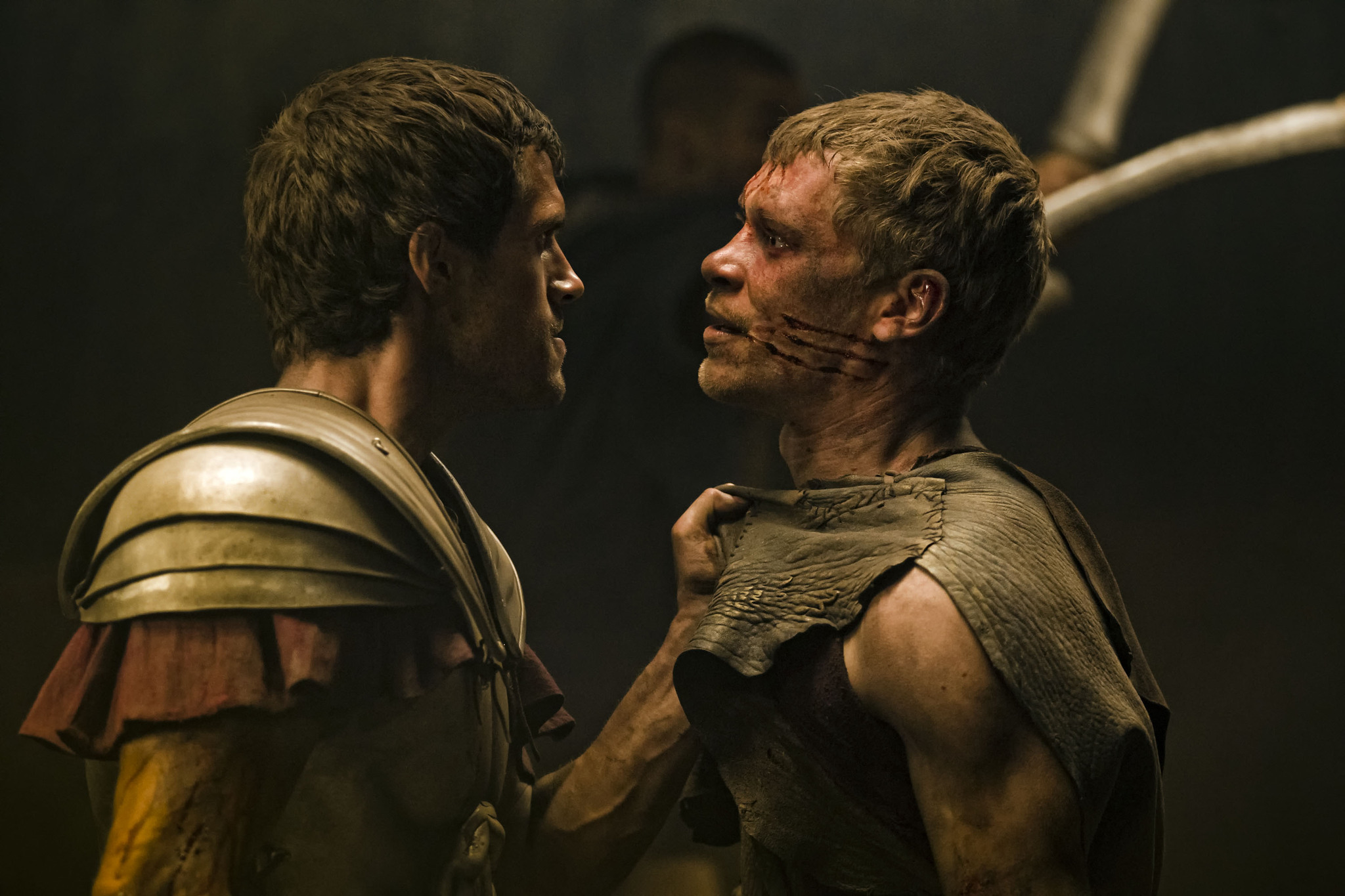 Still of Henry Cavill and Joseph Morgan in Nemirtingieji (2011)