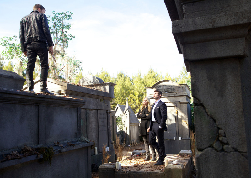 Still of Daniel Gillies, Joseph Morgan and Claire Holt in The Originals (2013)