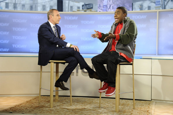 Still of Matt Lauer and Tracy Morgan in 30 Rock (2006)