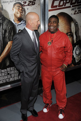 Bruce Willis and Tracy Morgan at event of Tik nekvieskite faru! (2010)
