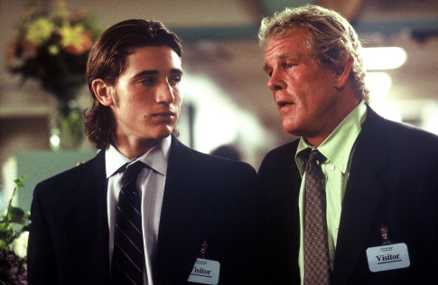 Still of Nick Nolte and Trevor Morgan in Off the Black (2006)