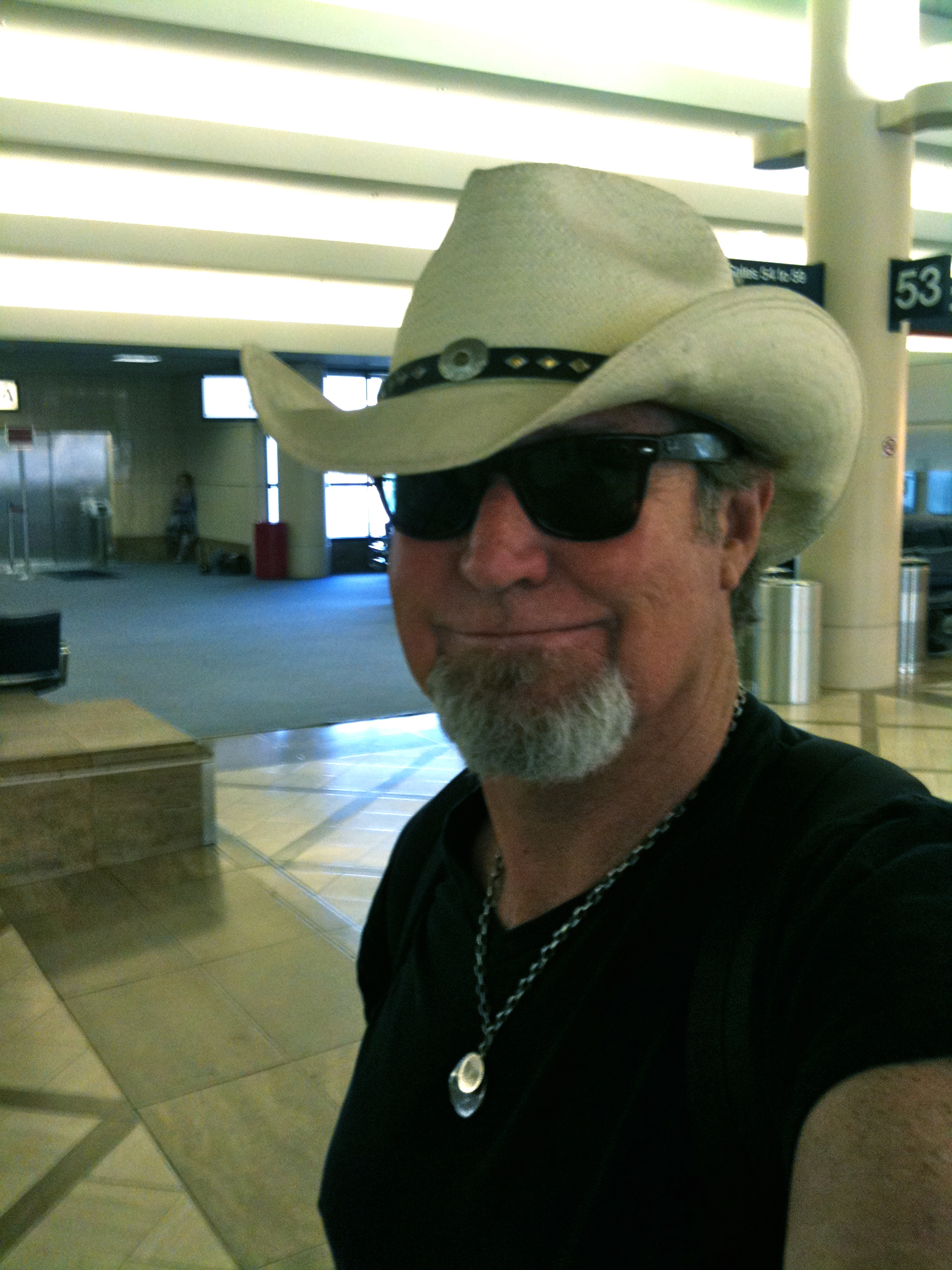 LAX on my way to Manistee, MI to direct JOHNNY.