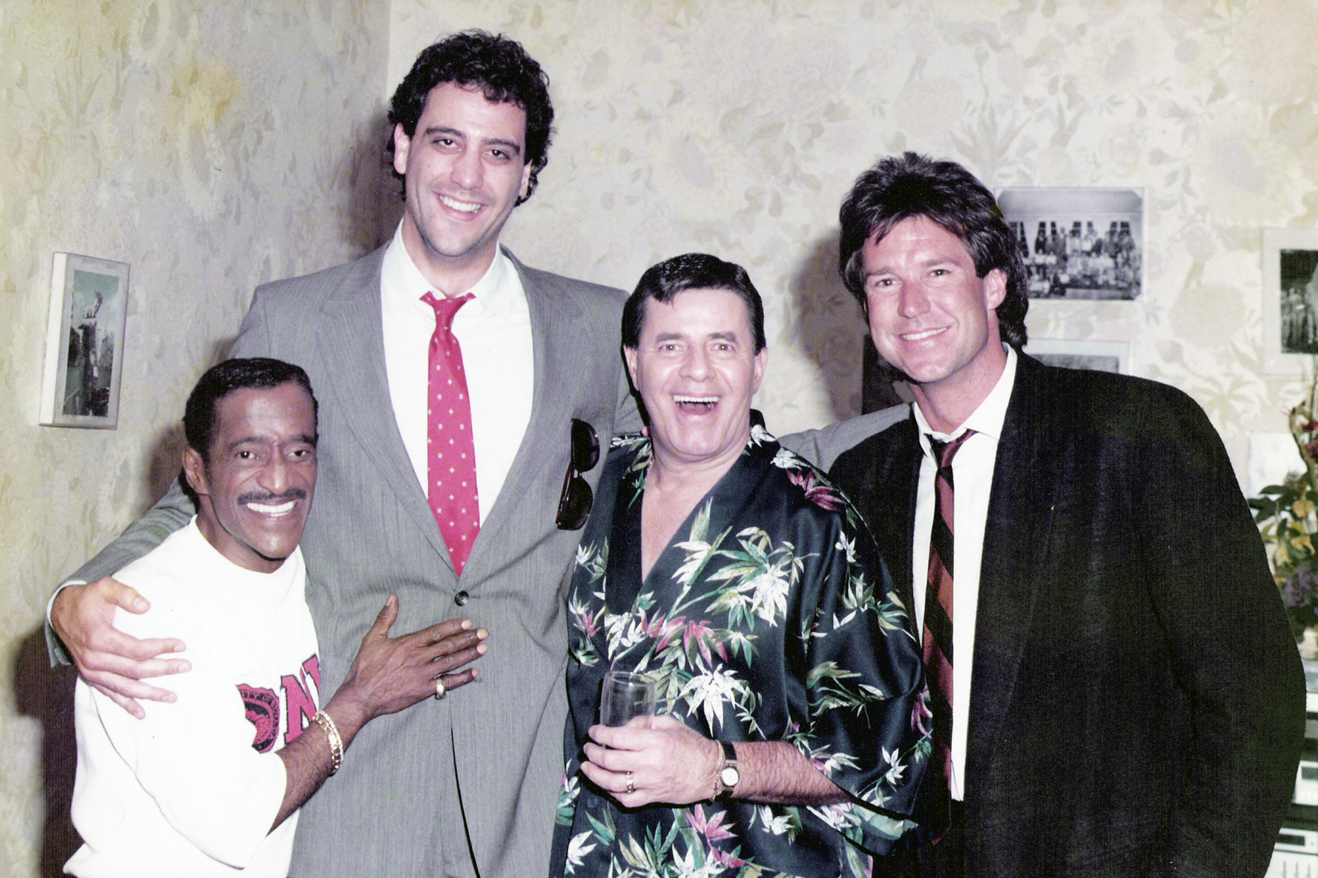 Sammy Davis Jr., Brad Garrett and Jerry Lewis in Las Vegas