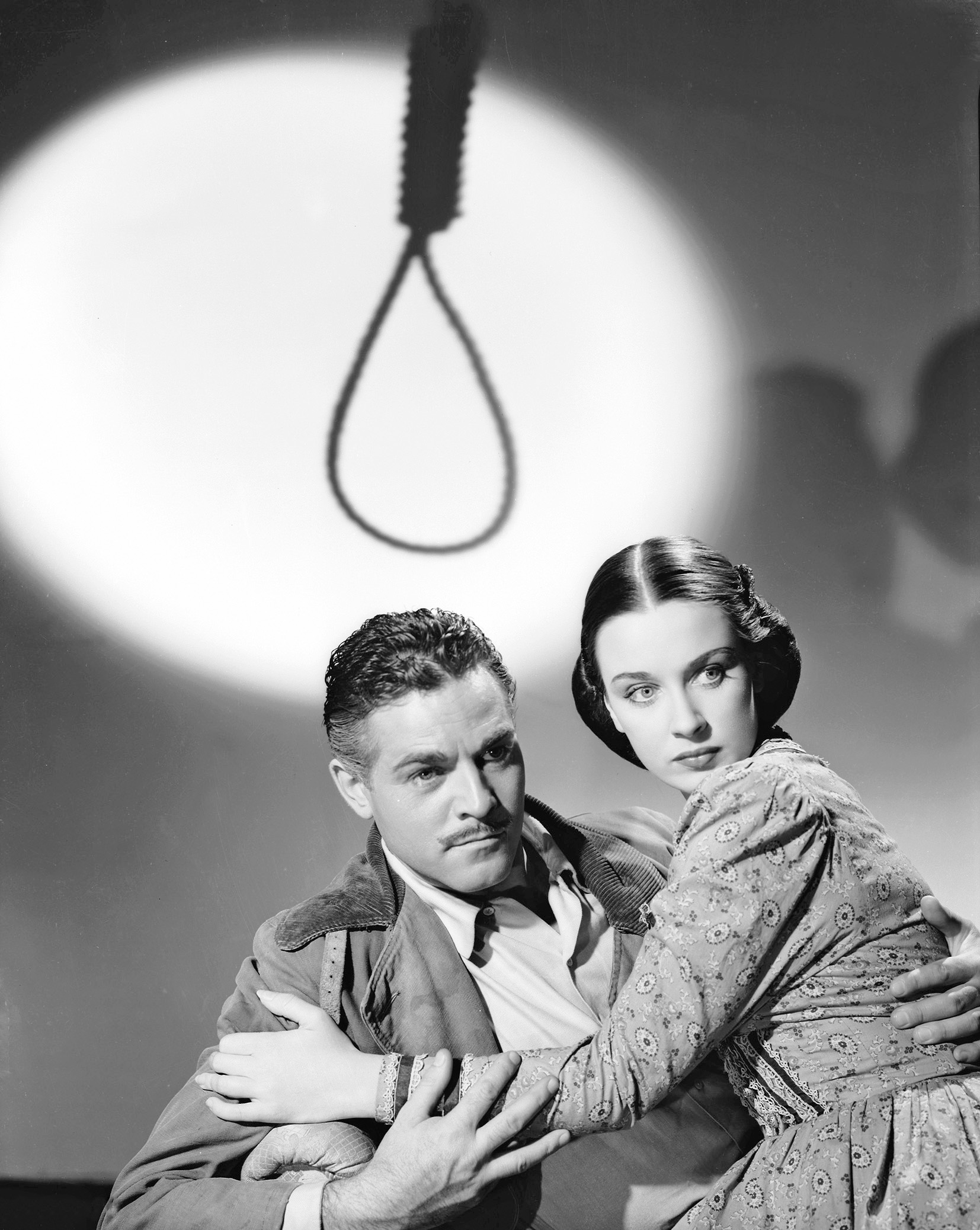 Still of Alan Curtis and Patricia Morison in Hitler's Madman (1943)