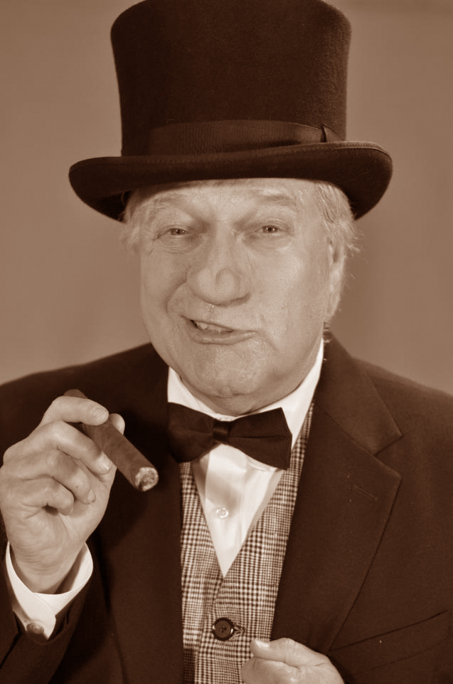 Dale Morris as W.C. Fields. First photo session with nose. MTT took shot and Paul Stroili tweaked it.