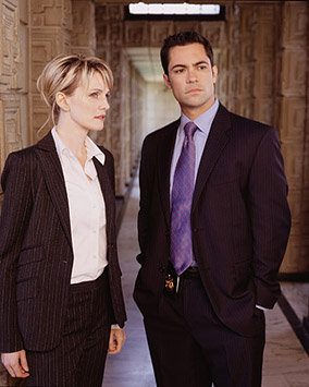Kathryn Morris and Danny Pino in Cold Case (2003)