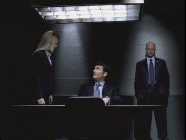 Robert Farrior, John Finn and Kathryn Morris in Cold Case (2003)