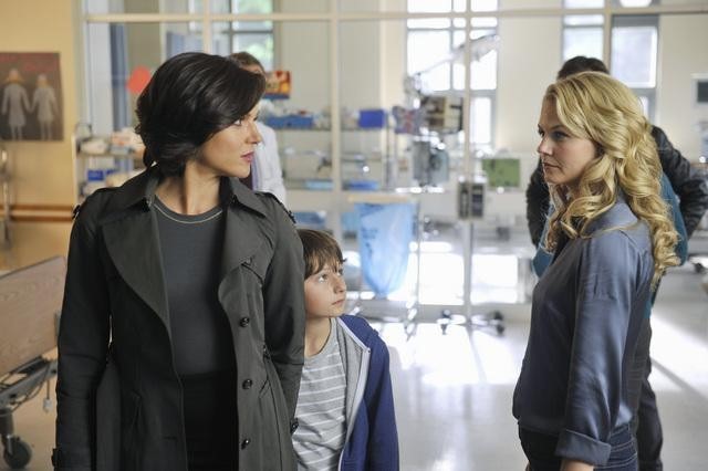 Still of Jennifer Morrison, Lana Parrilla and Jared Gilmore in Once Upon a Time (2011)