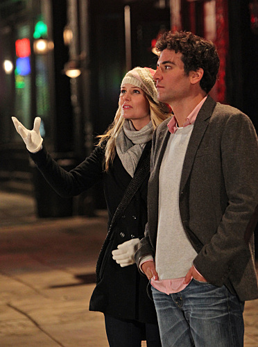 Still of Jennifer Morrison and Josh Radnor in Kaip as susipazinau su jusu mama (2005)