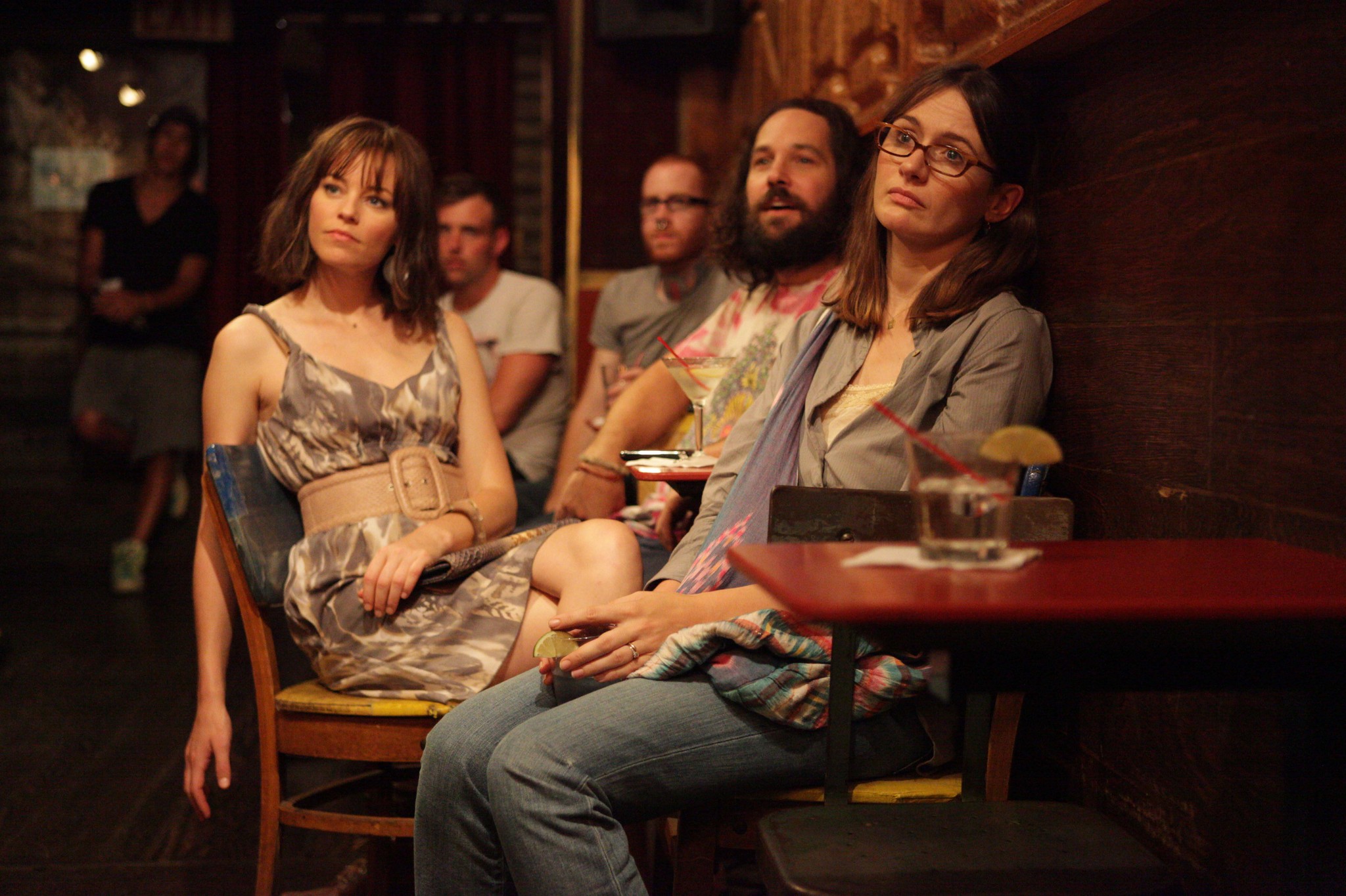 Still of Elizabeth Banks, Emily Mortimer and Paul Rudd in Our Idiot Brother (2011)