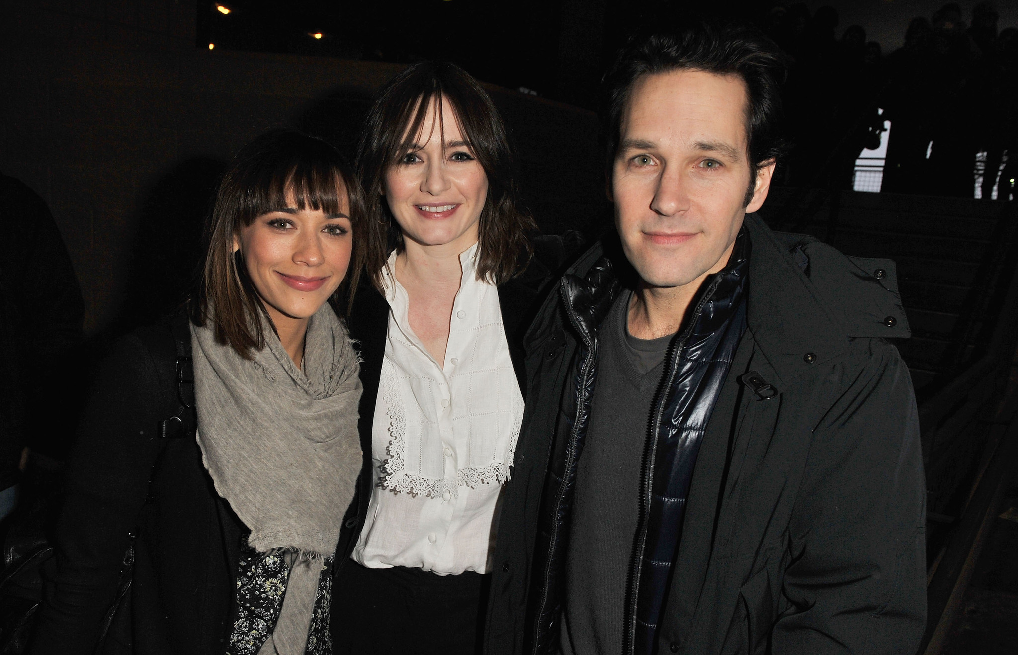 Rashida Jones, Emily Mortimer and Paul Rudd at event of Our Idiot Brother (2011)