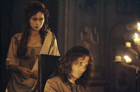 Still of Johnny Depp and Samantha Morton in The Libertine (2004)