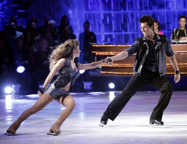 Still of Jonny Moseley and Brooke Castile in Skating with the Stars (2010)