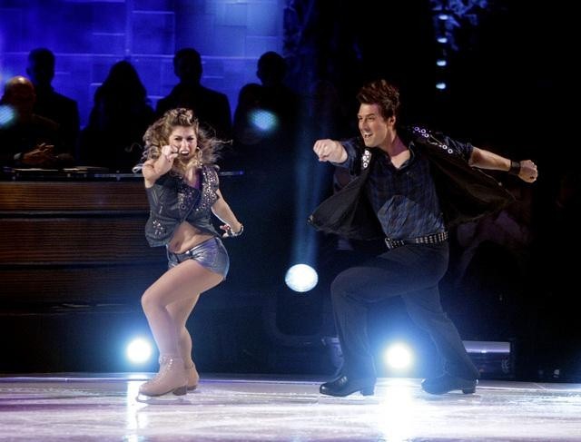 Still of Jonny Moseley and Brooke Castile in Skating with the Stars (2010)