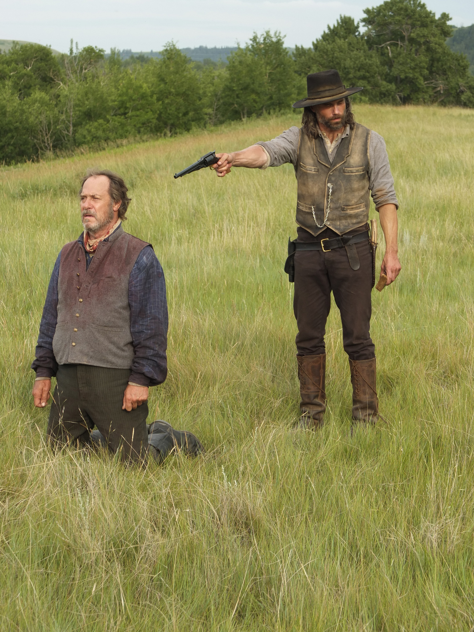 Still of Grainger Hines and Anson Mount in Hell on Wheels (2011)