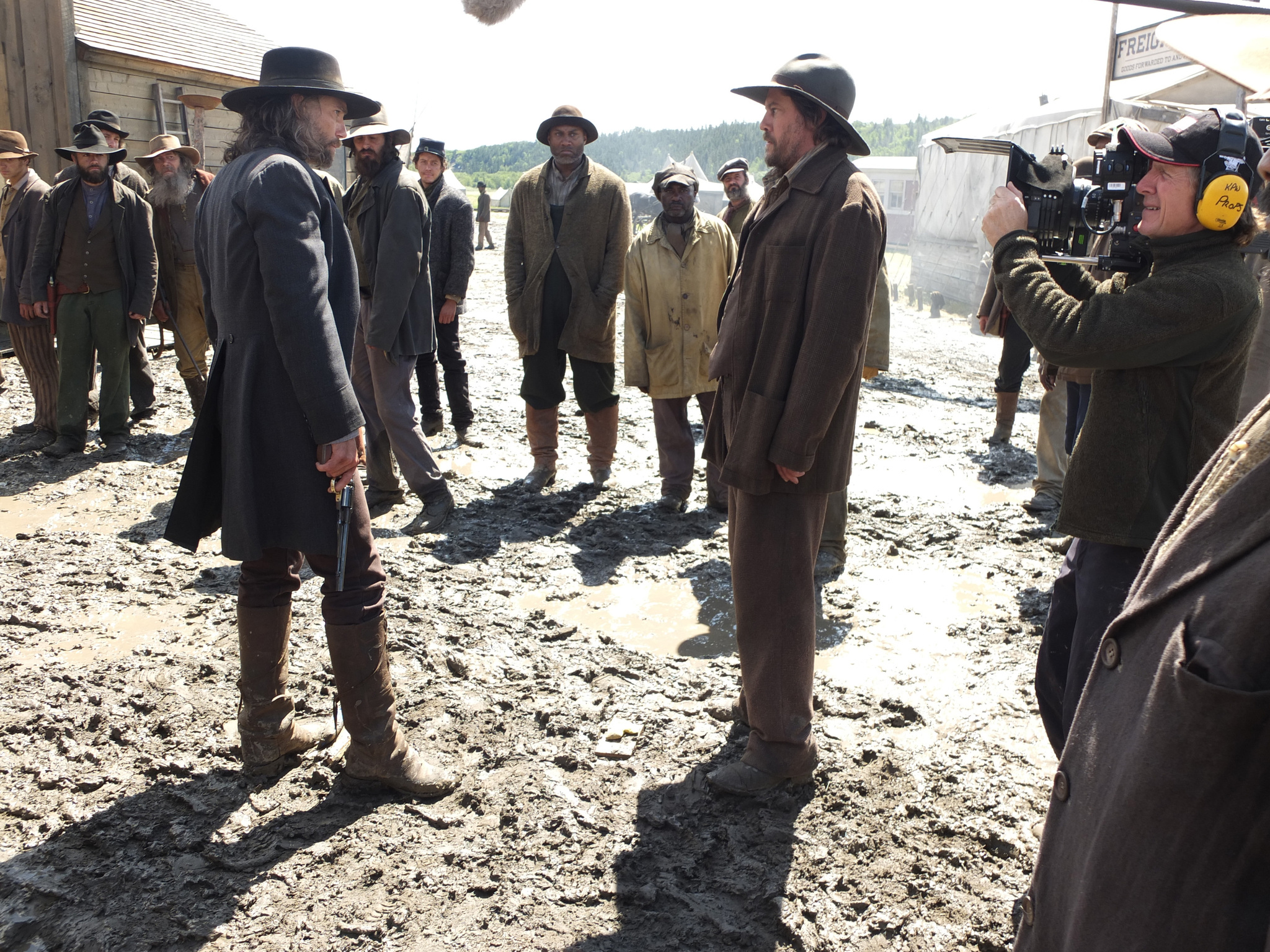 Still of Anson Mount and Duncan Ollerenshaw in Hell on Wheels (2011)