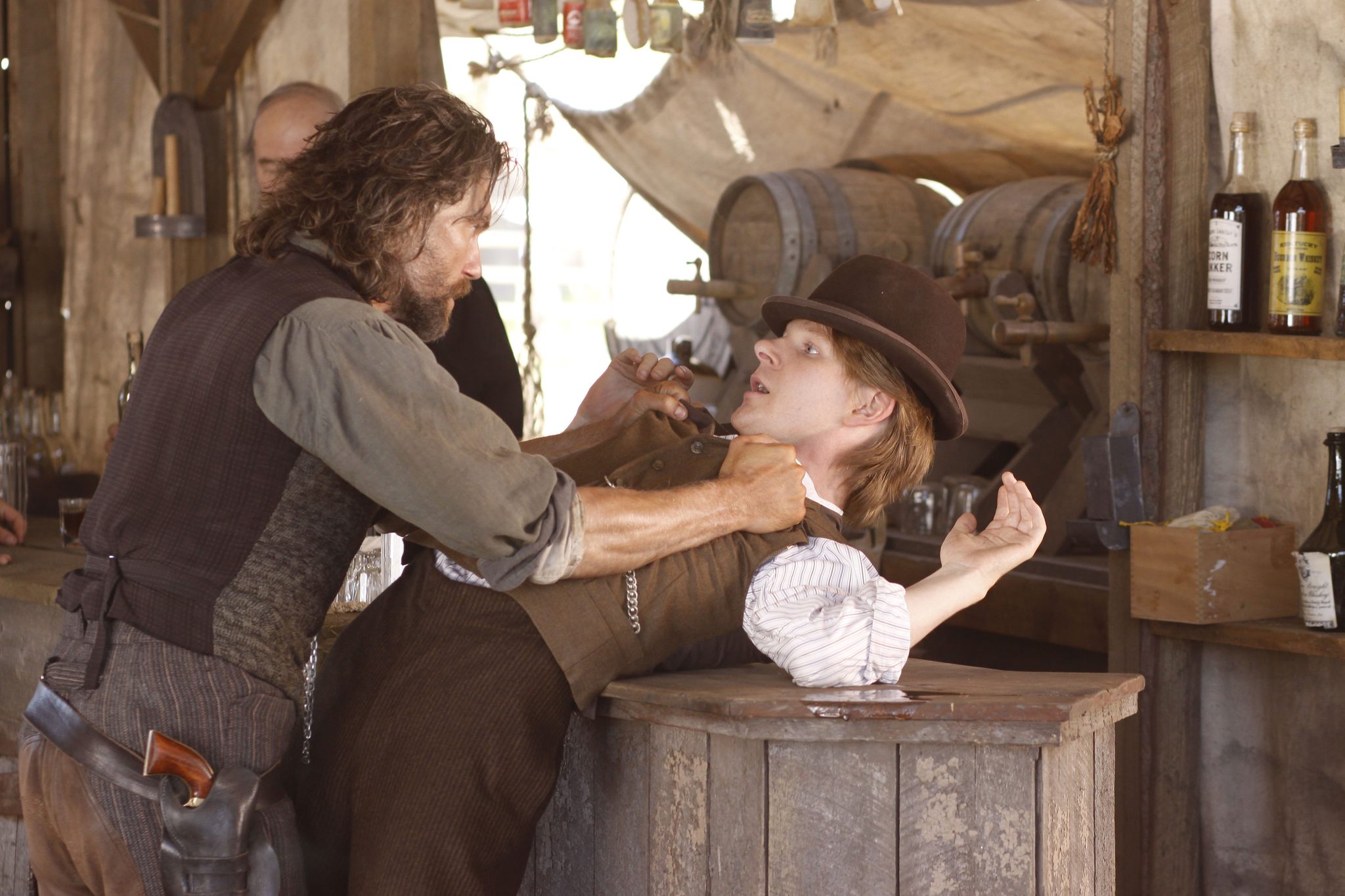 Still of Anson Mount and Ben Esler in Hell on Wheels (2011)