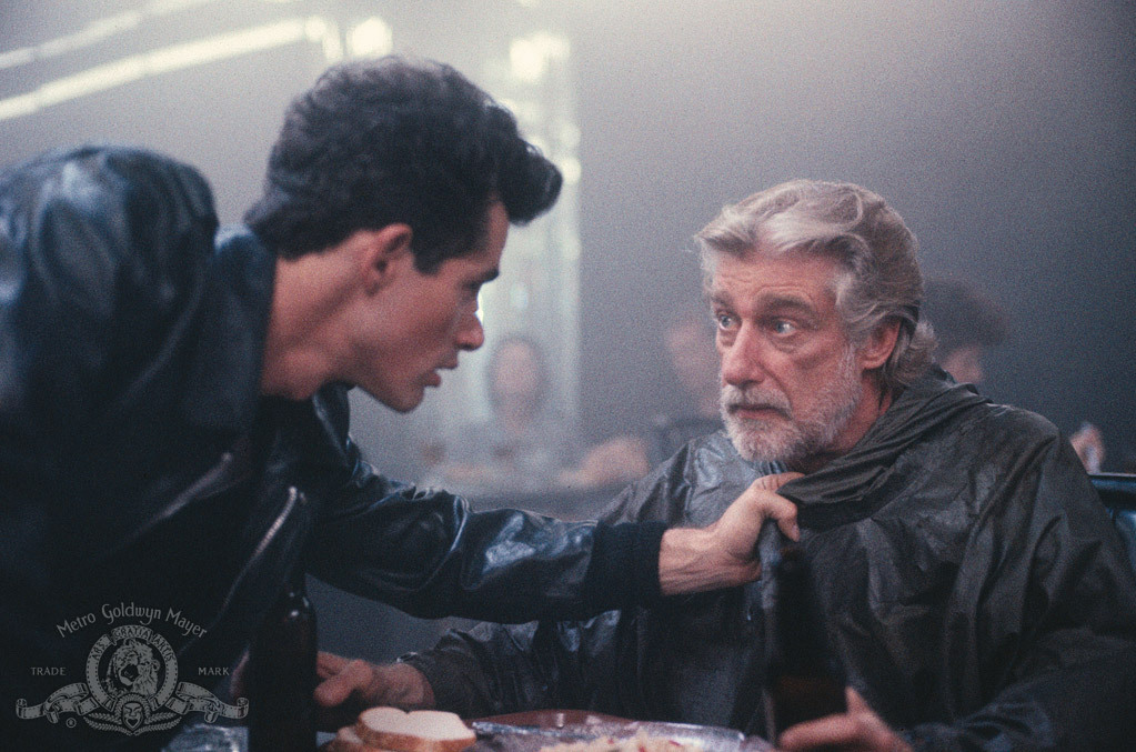 Still of Richard Mulligan and Lewis Smith in The Heavenly Kid (1985)